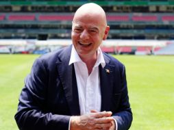 El presidente de la FIFA se dijo entusiasmado de visitar el estadio Azteca, un símbolo del futbol mundial. TWITTER / @FMF