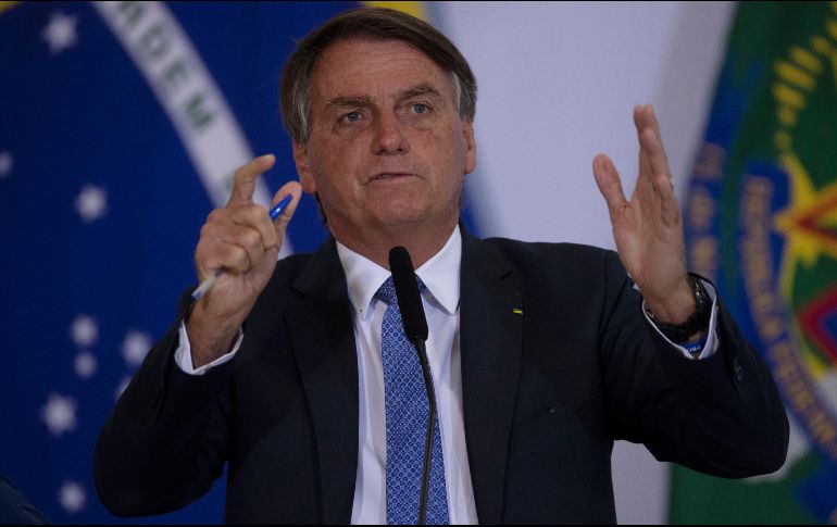 Esta no es la primera vez que Bolsonaro (foto) y DiCaprio chocan por la Amazonía. EFE/J. Alves