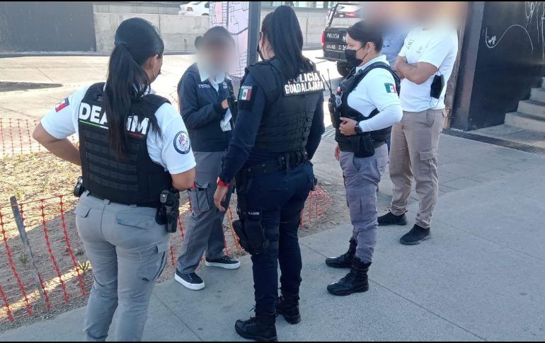 El presunto abuso de autoridad del policía habría ocurrido en la estación del Peribús ubicada en Calzada del Federalismo y Periférico. ESPECIAL