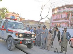 El hospital Emergency recibió a los lesionados por el ataque con explosivos a una mezquita. AFP/W. Kohsar
