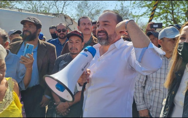 Sergio Chávez informa que se firmará un acuerdo con los pepenadores del basurero de Matatlán y reiteró que sí habrá una clausura parcial en la parte norte y sur del basurero. EL INFORMADOR / E. Granados