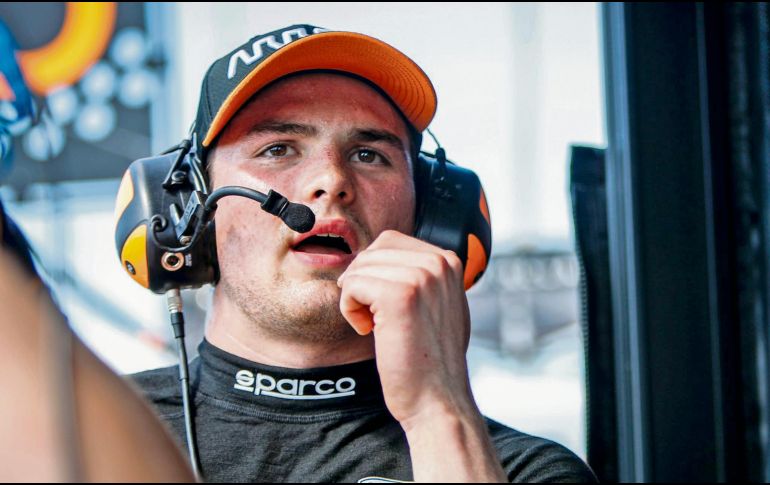 Patricio O’Ward estuvo a punto de repetir en el Circuito de Barber, en Alabama, lo que ahí consiguió un año atrás: quedarse con la posición de privilegio de la carrera en dicho trazado. TWITTER/@arrowmclarensp