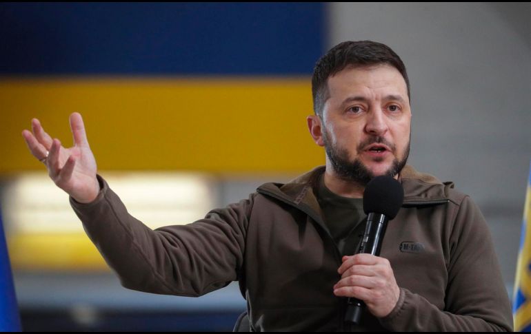 Zelenski está trabajando en la evacuación de más civiles de la planta. EFE / S. Dolzhenko