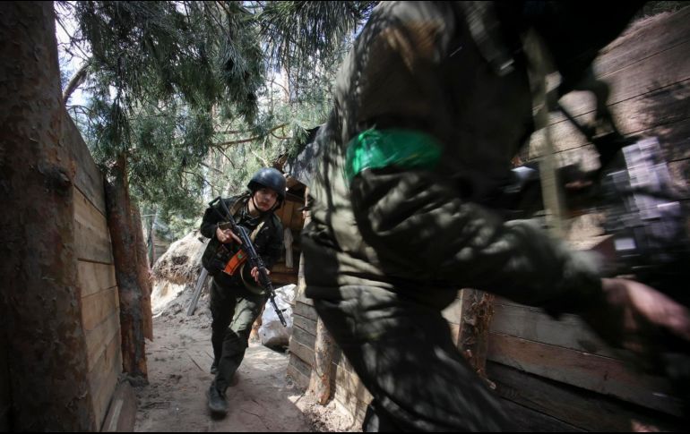 La UE ha intensificado su compromiso con Ucrania proporcionando apoyo político, financiero y económico desde que Rusia inició la actual agresión militar el 24 de febrero pasado. EFE / S. Kozlov