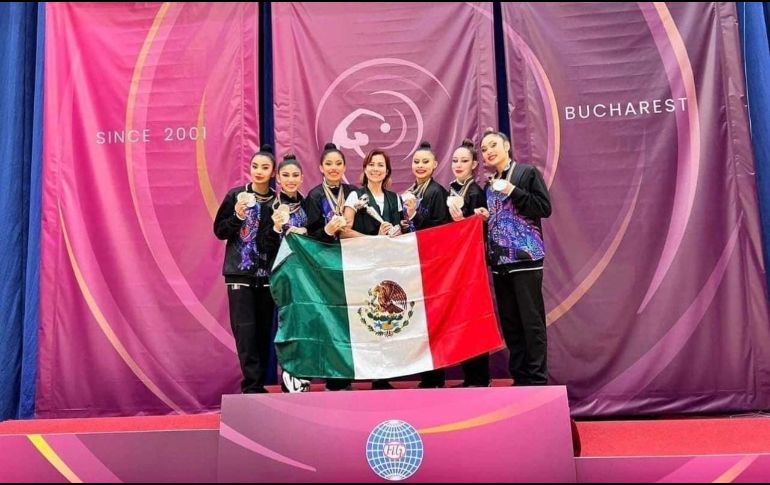 La jalisciense Nicole Cejudo Korkowski y sus compatriotas Adirem Tejeda, Ana Flores, Kimberly Salazar, Kenya Hernández y Dalia de Jesús Alcocer iniciaron la temporada con el pie derecho. ESPECIAL / Conade