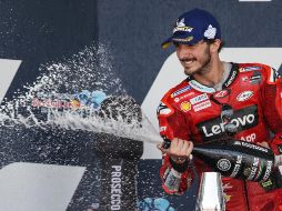 Francesco Bagnaia (Ducati Lenovo Team) hizo valer la 'pole position'. EFE/R. RÍOS