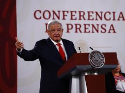 López Obrador señala que el programa del Tren Maya también trabaja en la conservación de Palenque, Edzna, Chichén Itza y Tulum. SUN / D. Sánchez