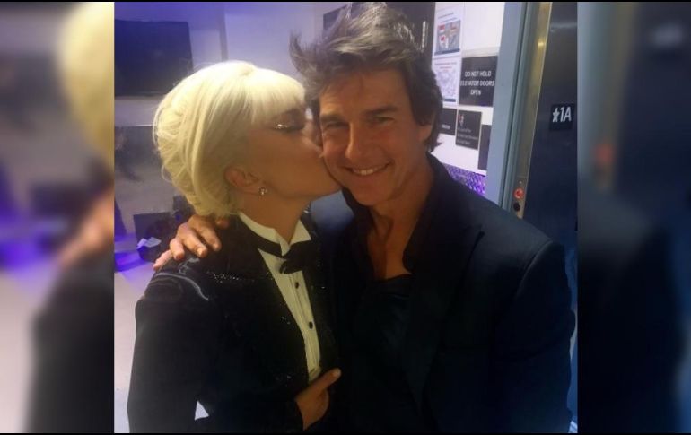 Los fans se sorprendieron luego de que Lady Gaga agradeció la presencia de Tom Cruise en su concierto de este fin de semana. INSTAGRAM/ @ladygaga