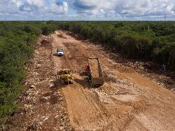López Obrador ha dicho en varias ocasiones que el Tren Maya se inaugurará en diciembre de 2023. EFE / ARCHIVO