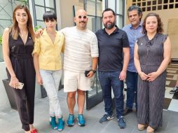 En el evento estuvieron presentes (izq. a der.) Andrea Jiménez, directora de CannArte; Miriam Villaseñor, directora del OPD Museos; Paulo Orendain, director de Proyecto Arte; Juan Álvaro Cortés; fundador de CannArte y Erika Sevilla, activista del cannabis. EL INFORMADOR/K. Esparza