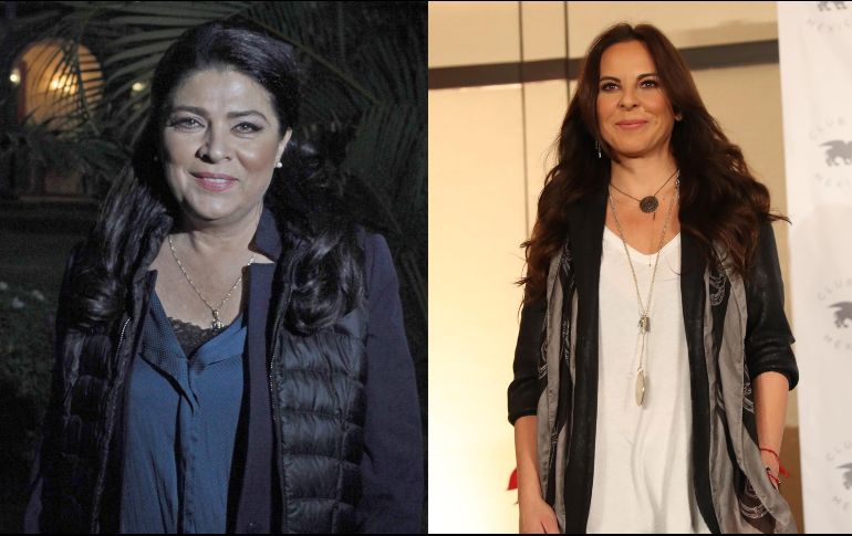Algunos usuarios en redes usuarios apoyaron a Victoria Ruffo y a Kate Del Castillo por el mal trato que recibieron. ESPECIAL