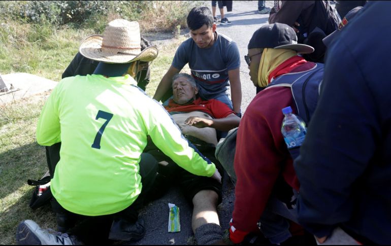 los migrantes fueron trasladados a las instalaciones del instituto en el estado de Veracruz para realizar los trámites migratorios correspondientes. EFE / H. Ríos
