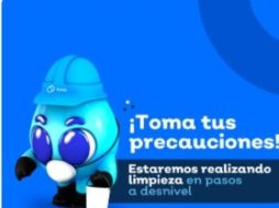 El Siapa informó en redes sociales sobre el cierre de dos túneles. ESPECIAL