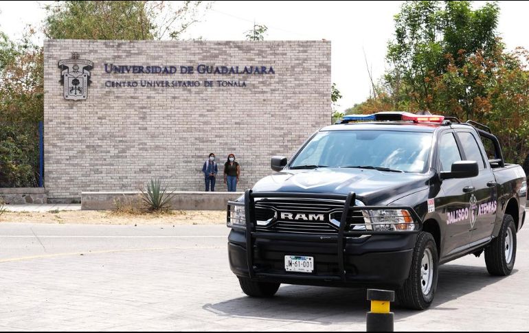 Este nuevo operativo de vigilancia se da tras las protestas de los universitarios por los hechos delictivos registrados en los planteles. ESPECIAL / Seguridad Jalisco