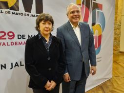 En rueda de prensa, Marie Brassard, directora artística de la compañía Infrarouge y Sergio Alejandro Matos, director del FCM, se reunieron para dialogar sobre este show que toma contexto la violencia, pero no precisamente la física. EL INFORMADOR / K. Esparza