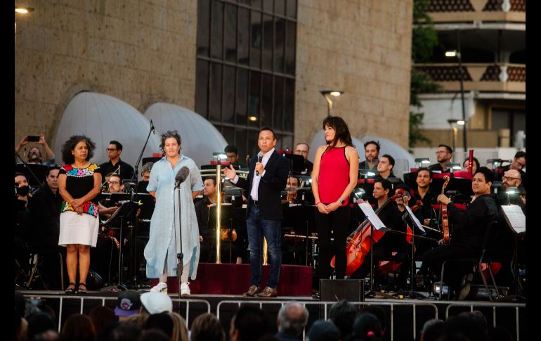 La Orquesta Filarmónica de Jalisco avanzó en su programa guiado por Enrique Radillo, interpretando obras maestras como la Sinfonía núm. 94 “Sorpresa” (2do movimiento) de Franz Joseph Haydn, entre otras. EL INFORMADOR / G. Gallo