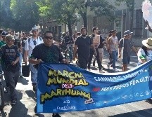 Entre los colectivos que participaron en la marcha estuvieron 4:20 Guadalajara y La Dosis. ESPECIAL