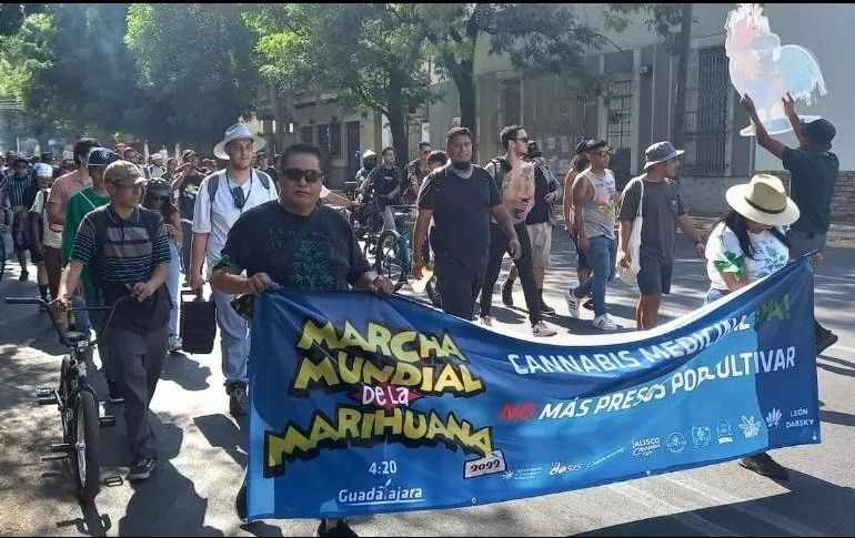 Alrededor de 100 personas participaron en la Marcha Mundial realizada en las calles de la ciudad. ESPECIAL