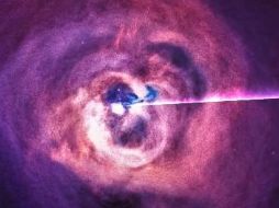 De acuerdo con la NASA, las ondas de sonido  se extrajeron en direcciones radiales, es decir, hacia afuera del centro. ESPECIAL / NASA