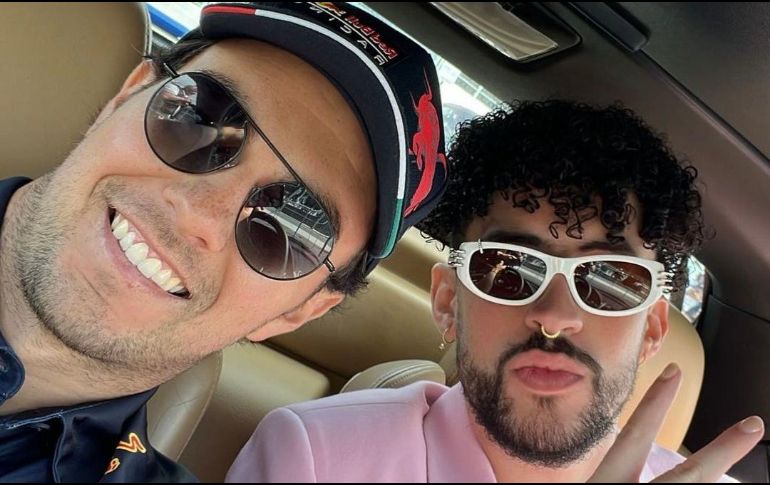 Sergio Pérez compartió el momento en redes sociales. ESPECIAL