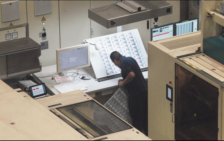 En la plante de El Salto, Jalisco, el Banco de México imprime una tercera parte de los billetes que circulan en el país. EL INFORMADOR/ J. Camacho
