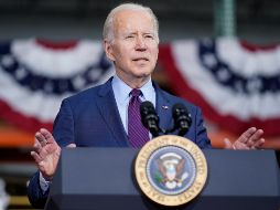 Tras firmar la orden, Joe Biden declaró que su país apoya a los ucranianos 