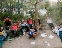 Desde el pasado 5 de mayo, pepenadores mantienen un plantón afuera del Palacio de Gobierno. EL INFORMADOR/G. Gallo