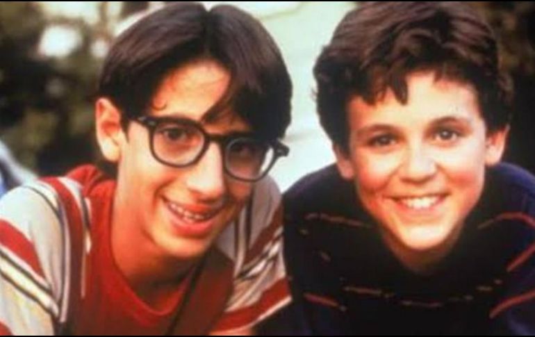 Josh Saviano (“Paul”) y Fred Savage “(Kevin”), durante las grabaciones de la versión original de “The Wonder Years”. ESPECIAL