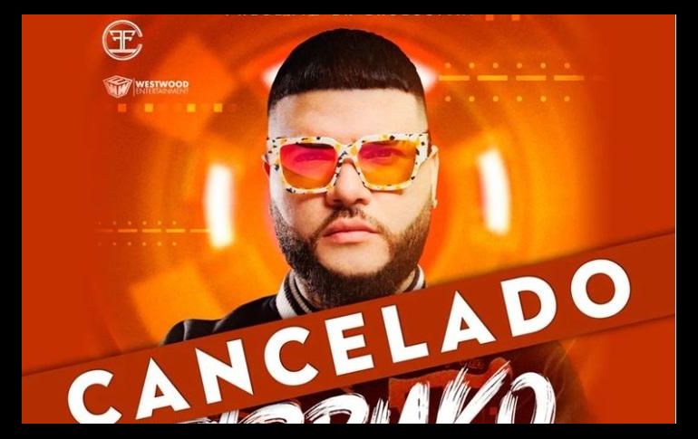 Al igual que en Guadalajara, Farruko iba a presentar su gira “Live Concert” 2022 en Ciudad de México, pero también fue cancelado. INSTAGRAM / auditoriotelmex