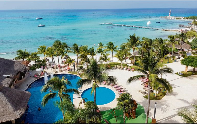 Las diferentes playas del Caribe mexicano registran un incremento de turistas extranjeros. ESPECIAL
