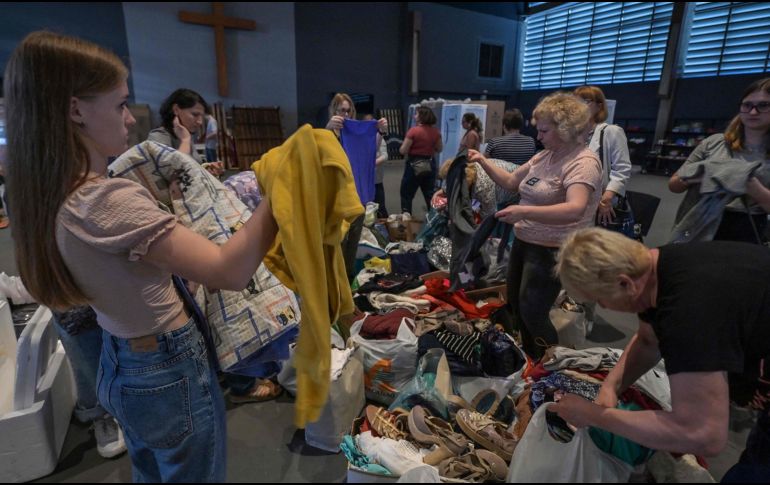 Son 88 familias que se han mudado a casas provisionales construidas en Leópolis. AFP/N. Almeida