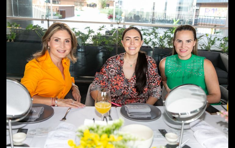 Aimeé Barraza, Karla Orozco y Joanna Rivera. GENTE BIEN JALISCO/ Jorge Soltero