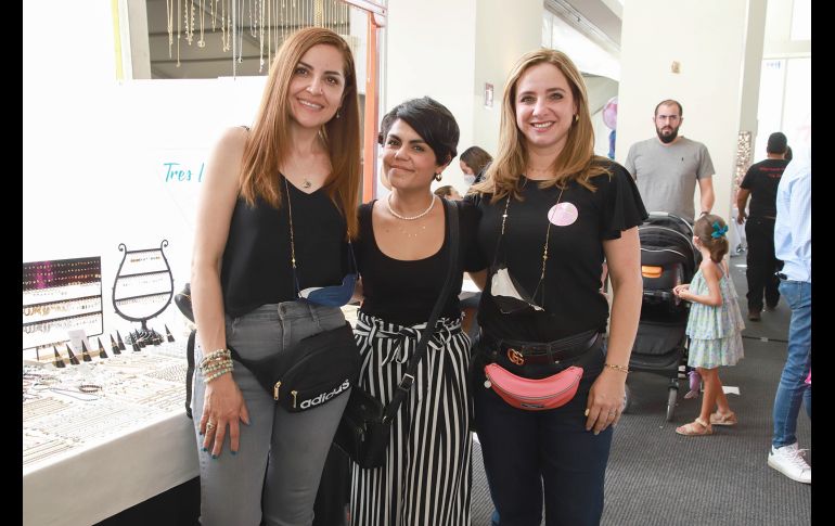 Alejandra Méndez, Astrid Cosio y Marcela González. GENTE BIEN JALISCO/ Antonio Martínez