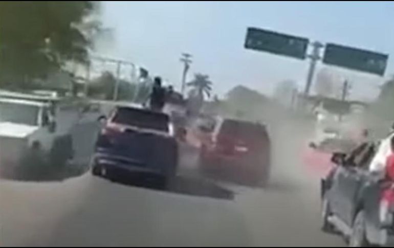 El video se ha viralizado en redes sociales desde la tarde de ayer martes. ESPECIAL /