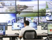 Salvador Zamora hizo especial énfasis en el uso del sistema de videovigilancia C4. ESPECIAL/Gobierno de Tlajomulco