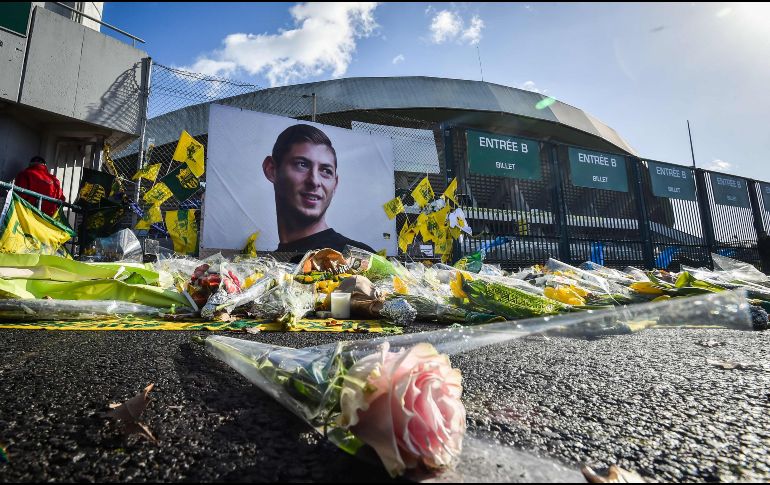 El argentino Emiliano Sala iba a salir del Nantes, donde era muy popular entre la afición, para fichar por el Cardiff de la Premier League. AFP / ARCHIVO
