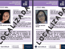 Las jóvenes tenían 30 y 26 años de edad, y según sus familiares, ambas estaban en su casa cuando fueron sustraídas por un grupo de hombres armados. TWITTER / @AlertaAlbaMich