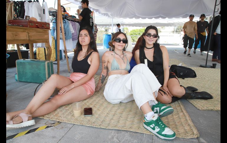 Andréa Delfín, Ross Haro y Dalila Simm. GENTE BIEN JALISCO/Antonio Martínez