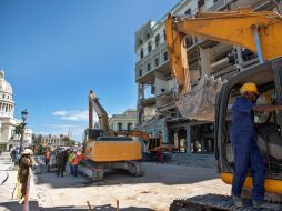 Terminadas las labores de rescate, se mantendrán dos días de luto oficial, según el presidente cubano. EFE/Y. Zamora
