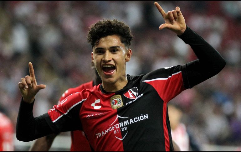 Jeremy Márquez marcó un doblete para darle el triunfo al Atlas. AFP/U. RUÍZ