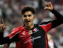 Jeremy Márquez marcó un doblete para darle el triunfo al Atlas. AFP/U. RUÍZ