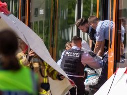 El ataque fue fortuito y arbitrario contra los pasajeros de tren que habían partido de la estación de Herzogenrath. EFE/D. Meyer-Roeger