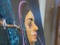 Las piezas, cuyas técnicas incluyen relieves y texturas, se pueden explorar con las manos libremente. ESPECIAL/IMSS Jalisco