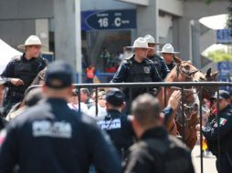 En total fueron mil 850 las y los elementos en materia de seguridad quienes se encargaron de la seguridad en el Estadio Jalisco. CORTESÍA