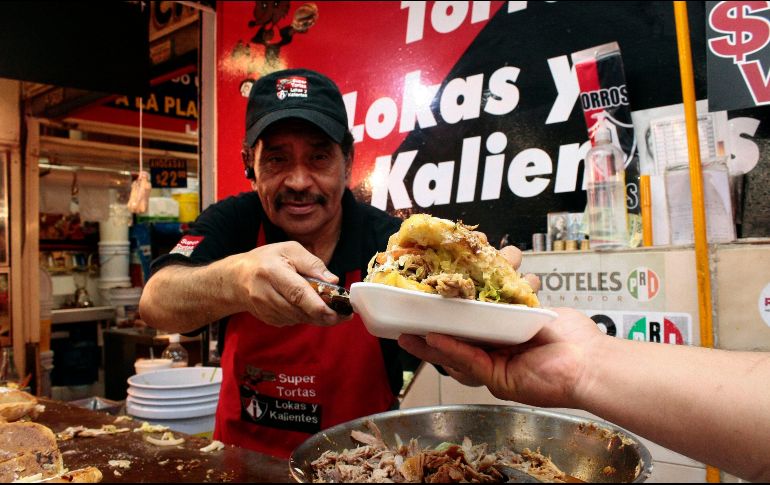 El negocio de Tortas Locas, local ubicado en el mercado San Juan Dios. EL INFROMADOR/ ARCHIVO