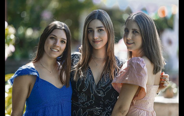 Natalia Herrera, Paloma Ruvalcaba y Estela Villa. GENTE BIEN JALISCO/Claudio Jimeno