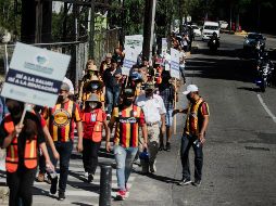 Las manifestaciones de la UdeG se han acentuado desde que en agosto de 2021 el Gobierno de Jalisco redireccionó 140 millones de pesos originalmente etiquetados para el Museo de Ciencias Ambientales. EL INFORMADOR/G. Gallo