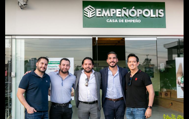 Diego Navarrete, Víctor Ruiz, Alberto Hidalgo, René Castillo y Roberto Berry. GENTE BIEN JALISCO/Jorge Soltero