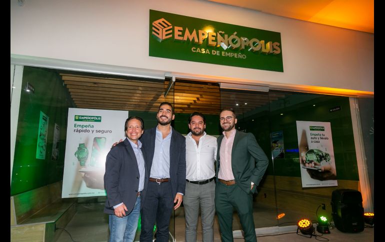 Ferenz Feher, René Castillo, Alberto Hidalgo y Alexis Calderón. GENTE BIEN JALISCO/Jorge Soltero