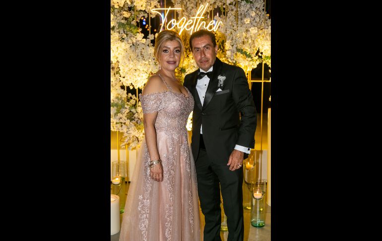 Rossana González y Óscar Dueñas. GENTE BIEN JALISCO/Jorge Soltero